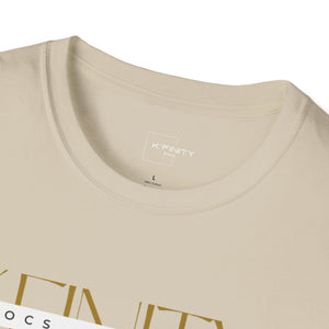 Big Letter KFinity Unisex T-Shirt- Gold