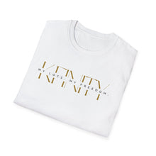 Load image into Gallery viewer, Big Letter KFinity Unisex T-Shirt- Gold
