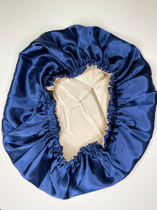 Mulberry Silk Reversible Sleeping Bonnet w/ Adjustable Strap